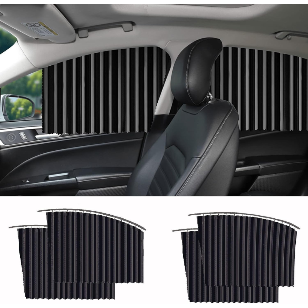 Premium Magnetic Car Sunshade Curtains (4 PCS)