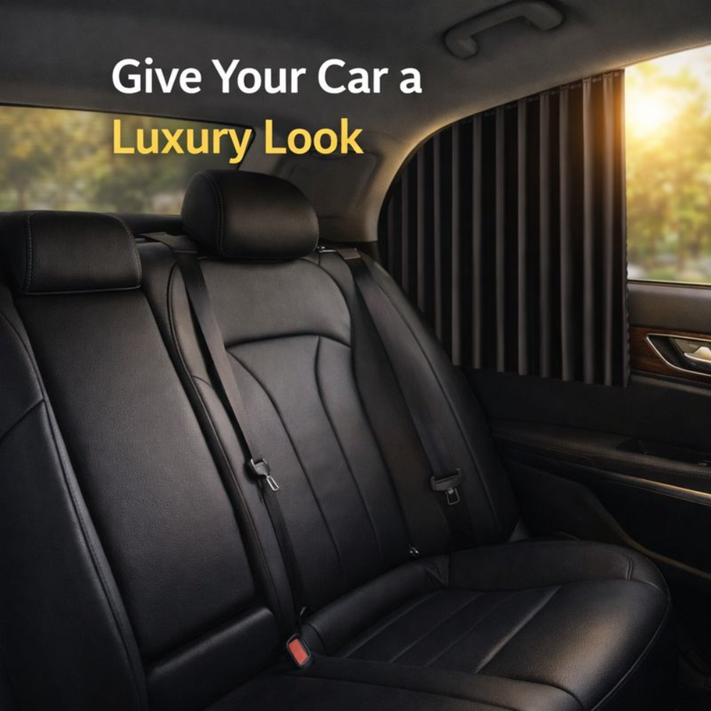 Premium Magnetic Car Sunshade Curtains (4 PCS)