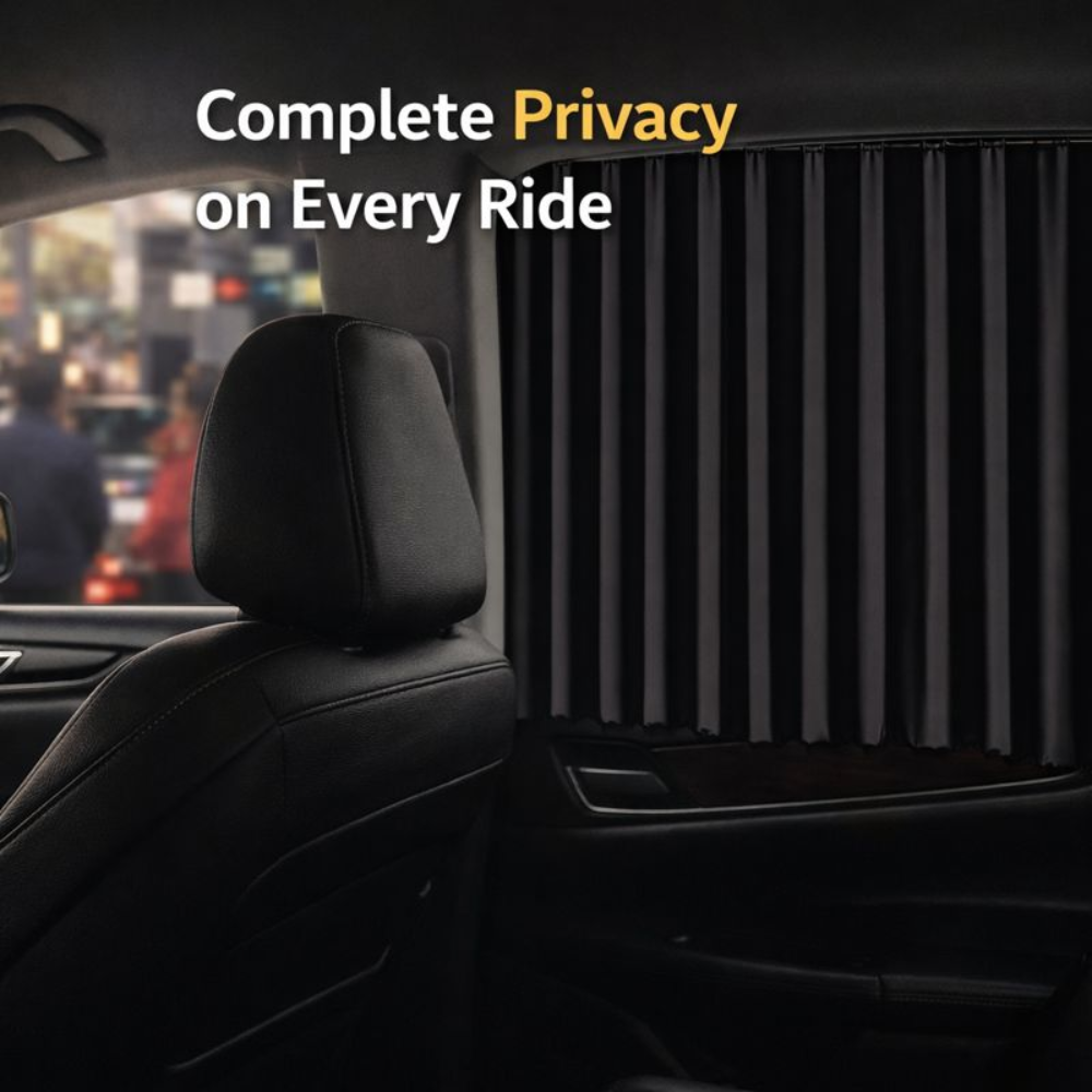 Premium Magnetic Car Sunshade Curtains (4 PCS)