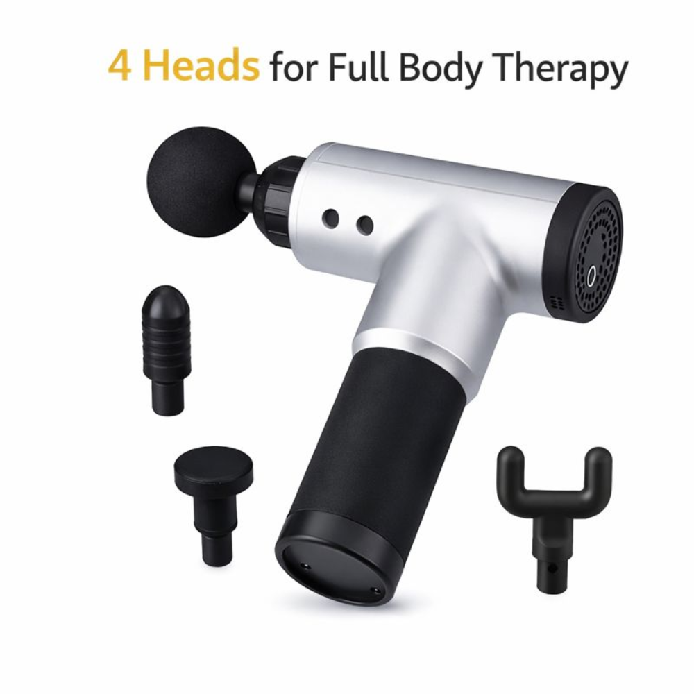 Deep Tissue Massage Gun with 4 Heads