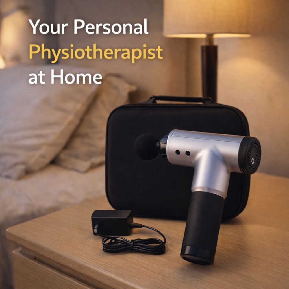 Deep Tissue Massage Gun with 4 Heads