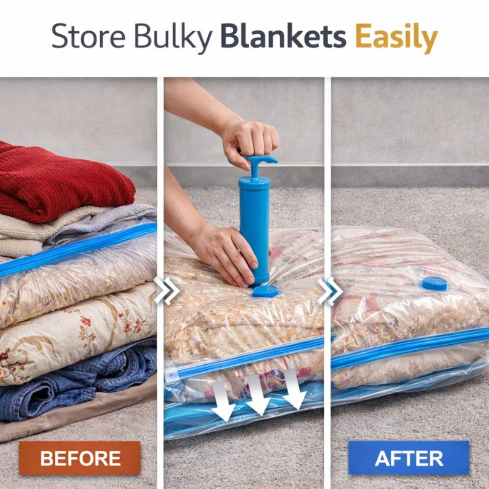 Vacuum Storage Bags Set (5 Pack)